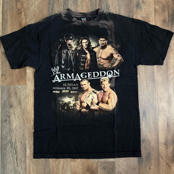 WWE 2007 T-Shirt Medium - Picture 1 of 3